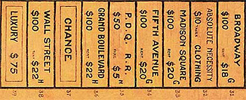 Landlords Game ~ 1903: Sp 31-39